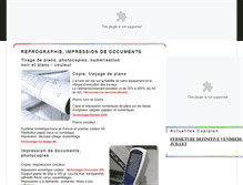 Tablet Screenshot of copiplan.fr